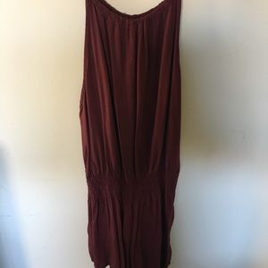 Brandy Melville maroon romper!